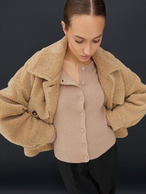 MAISON DAVID Cardigan (natural wool)