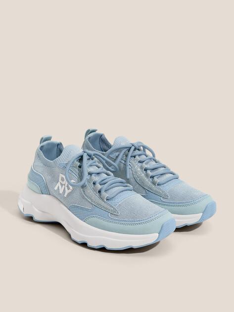 DKNY JAMI Sock Sneakers (Textile/Faux Leather)