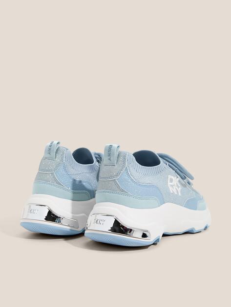 DKNY JAMI Sock Sneakers (Textile/Faux Leather)