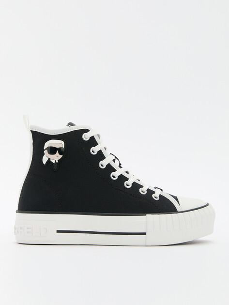 KARL LAGERFELD Высокие кеды KAMPUS MAX (хлопок/резина)