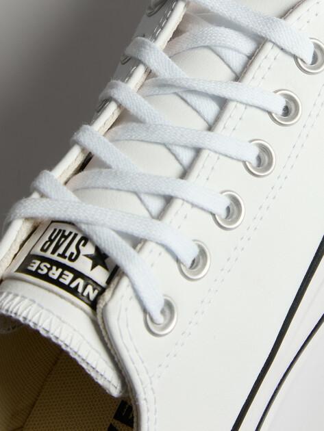 Converse Chuck Taylor All Star Leather Platform Sneakers (genuine leather/rubber)