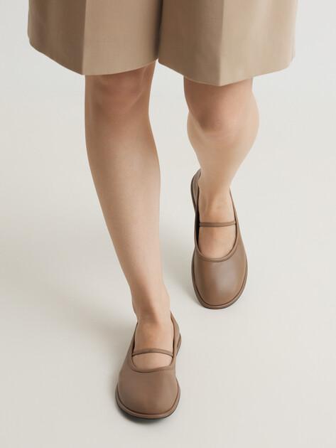 OFFICINE CREATIVE Mary Jane ballet flats (leather upper and sole)