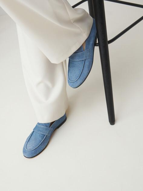 OFFICINE CREATIVE Loafers (genuine suede/genuine leather sole)