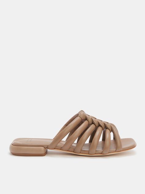 OFFICINE CREATIVE Flip-flops (upper and sole made of genuine leather)