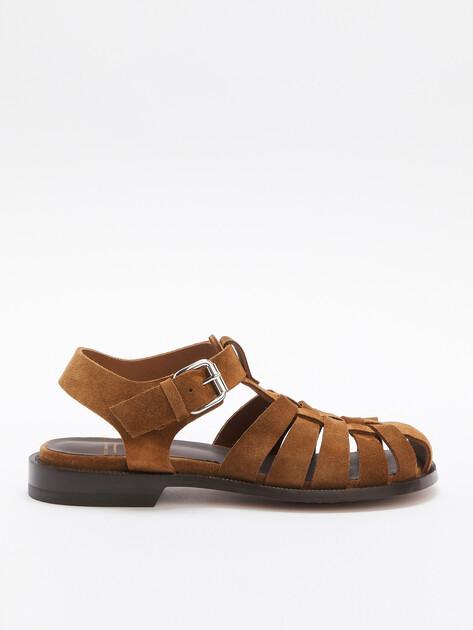 OFFICINE CREATIVE Sandals (genuine suede/genuine leather sole)