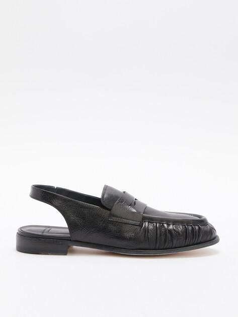 OFFICINE CREATIVE Slingback loafers (leather upper and sole)
