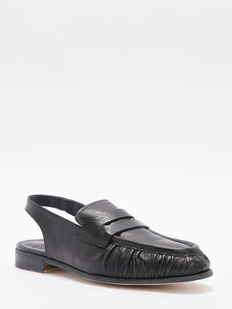 OFFICINE CREATIVE Slingback loafers (leather upper and sole)