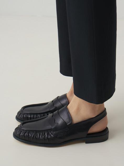 OFFICINE CREATIVE Slingback loafers (leather upper and sole)