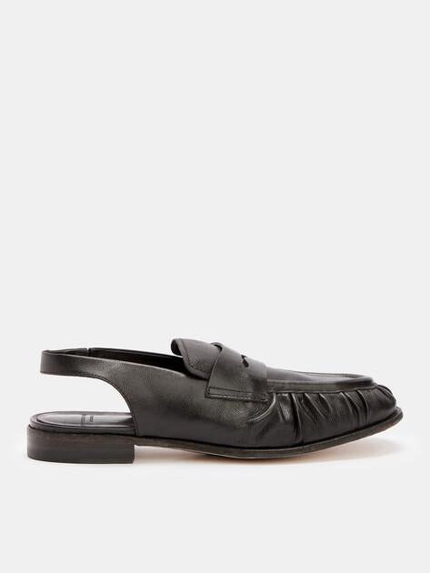 OFFICINE CREATIVE Slingback loafers (leather upper and sole)