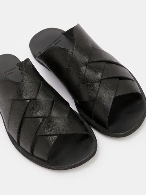 OFFICINE CREATIVE Flip-flops (upper and sole made of genuine leather)