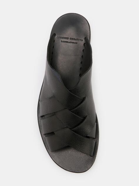 OFFICINE CREATIVE Flip-flops (upper and sole made of genuine leather)