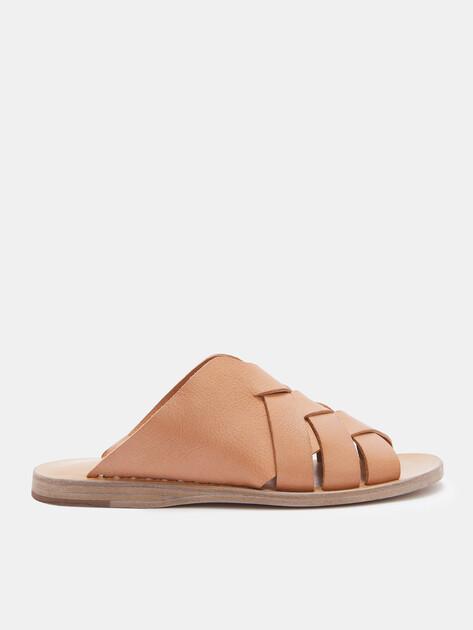 OFFICINE CREATIVE Flip-flops (upper and sole made of genuine leather)