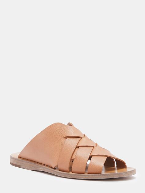 OFFICINE CREATIVE Flip-flops (upper and sole made of genuine leather)