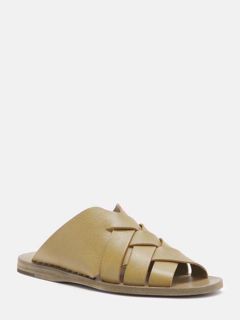 OFFICINE CREATIVE Flip-flops (upper and sole made of genuine leather)