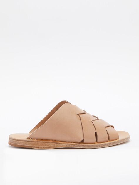 OFFICINE CREATIVE Flip-flops (upper and sole made of genuine leather)