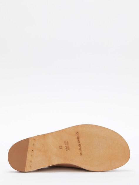 OFFICINE CREATIVE Flip-flops (upper and sole made of genuine leather)