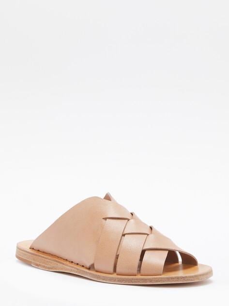 OFFICINE CREATIVE Flip-flops (upper and sole made of genuine leather)