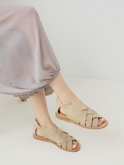 OFFICINE CREATIVE Sandals (genuine suede/genuine leather sole)