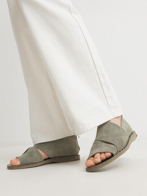 OFFICINE CREATIVE Sandals (genuine suede/genuine leather sole)