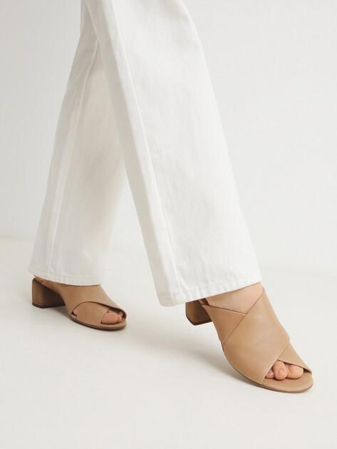 OFFICINE CREATIVE Mules (upper and sole made of genuine leather)
