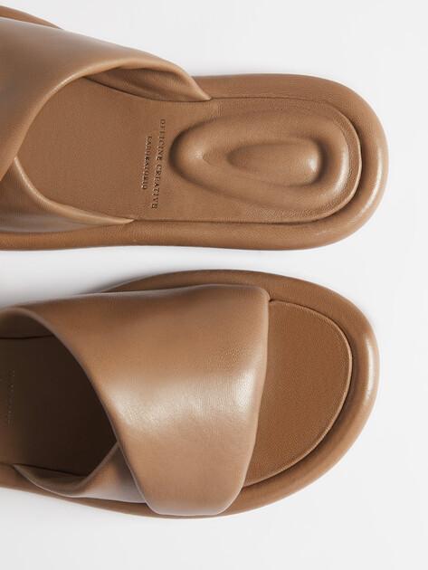 OFFICINE CREATIVE Flip-flops (upper and sole made of genuine leather)