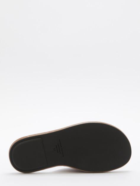 OFFICINE CREATIVE Flip-flops (upper and sole made of genuine leather)