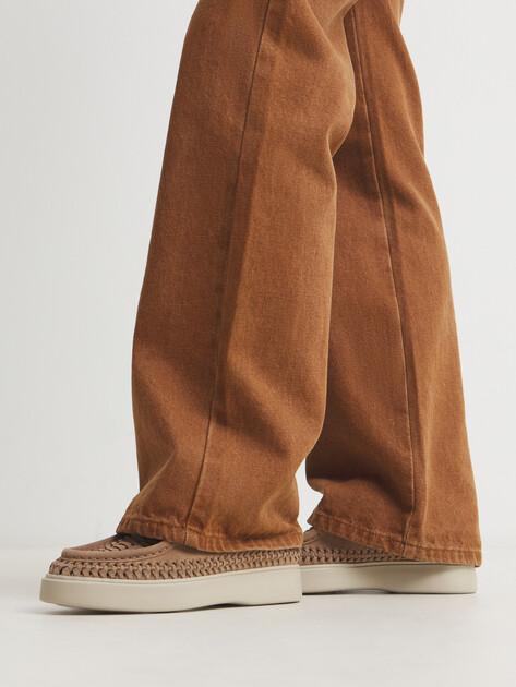 OFFICINE CREATIVE Low shoes (natural suede)