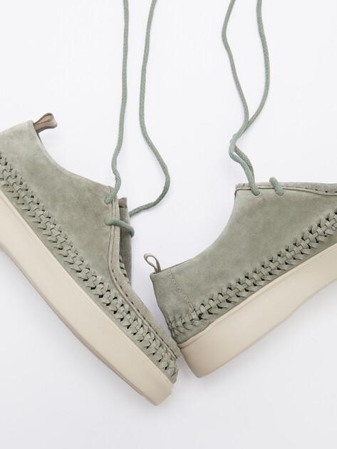 OFFICINE CREATIVE Low shoes (natural suede)