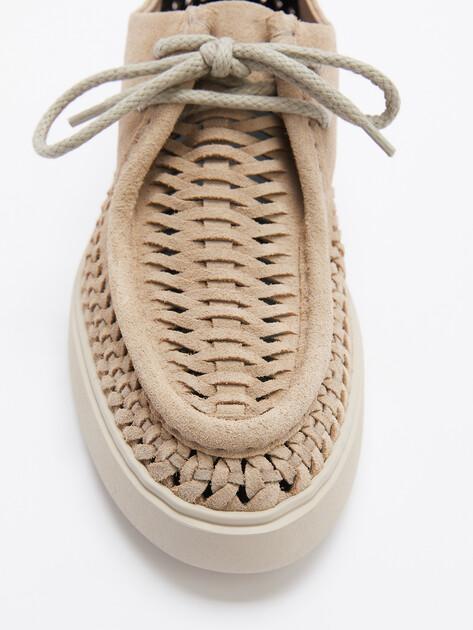 OFFICINE CREATIVE Low shoes (natural suede)