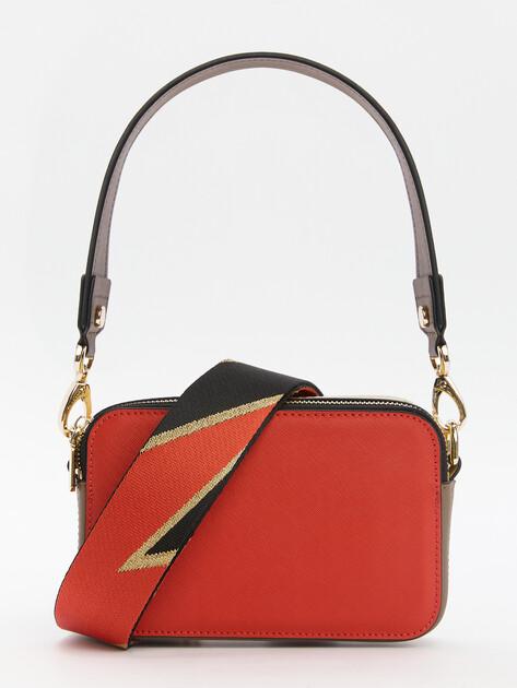 TENDANCE Crossbody Shoulder Bag (Genuine Leather)