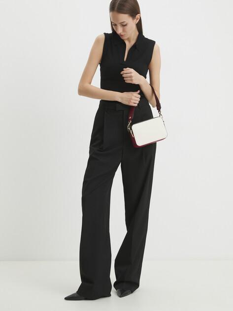 TENDANCE Crossbody Shoulder Bag (Genuine Leather)