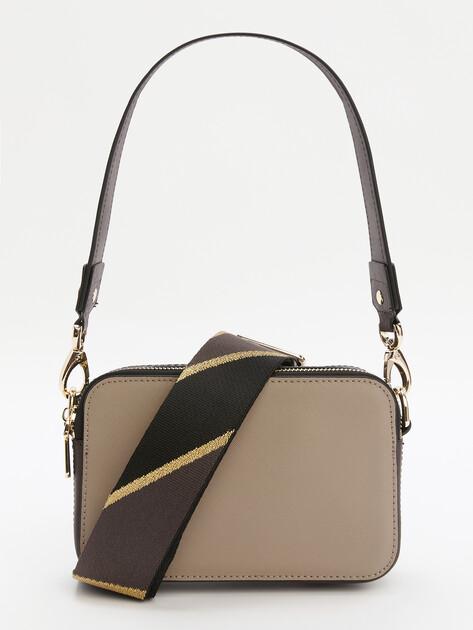 TENDANCE Crossbody Shoulder Bag (Genuine Leather)