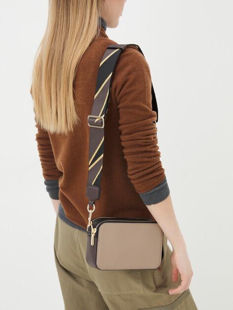 TENDANCE Crossbody Shoulder Bag (Genuine Leather)