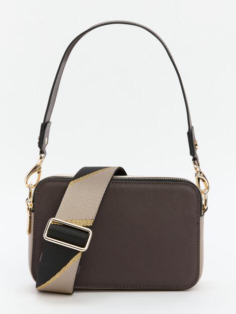 TENDANCE Crossbody Shoulder Bag (Genuine Leather)
