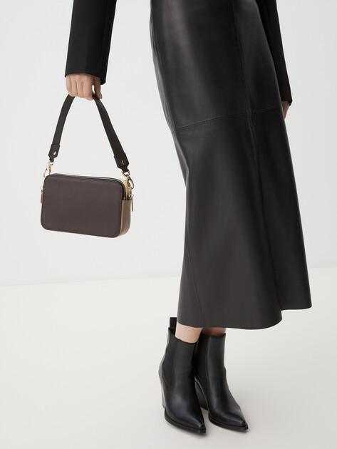 TENDANCE Crossbody Shoulder Bag (Genuine Leather)