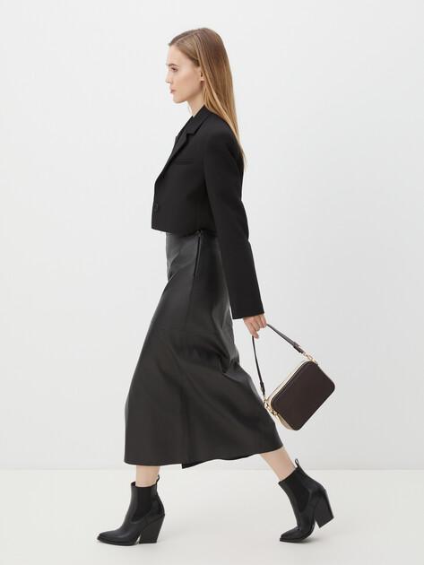 TENDANCE Crossbody Shoulder Bag (Genuine Leather)