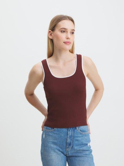 MAISON DAVID Top (viscose/nylon)