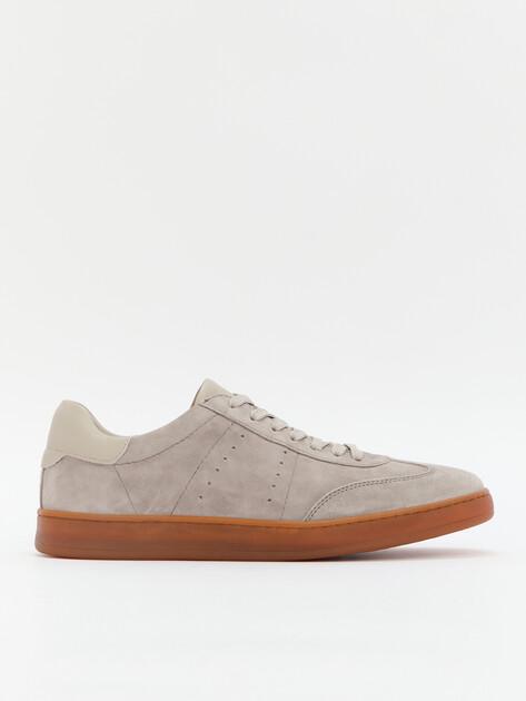 MAISON DAVID Sneakers (natural suede/natural rubber sole)