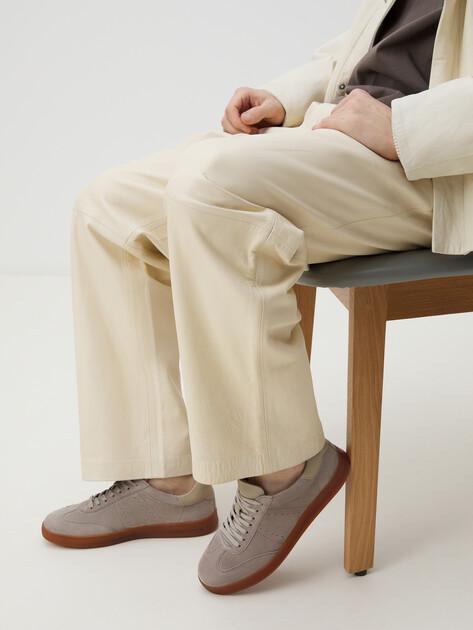 MAISON DAVID Sneakers (natural suede/natural rubber sole)