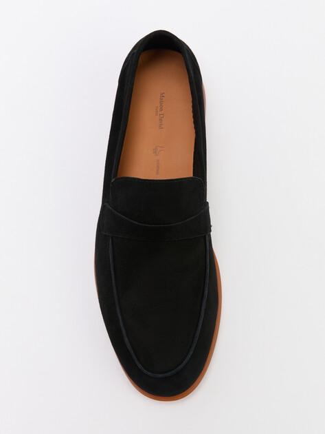 MAISON DAVID Loafers (natural suede/natural rubber sole)