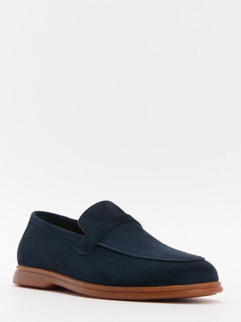 MAISON DAVID Loafers (natural suede/natural rubber sole)