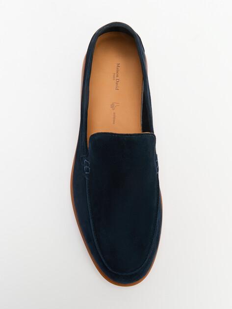 MAISON DAVID Loafers (natural suede/natural rubber sole)