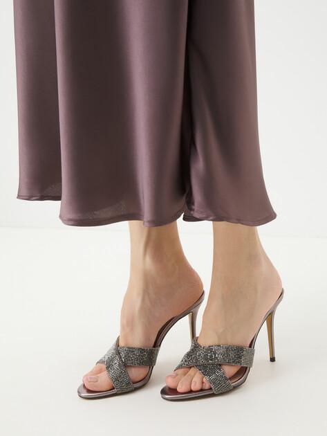 TENDANCE Mules (genuine suede/genuine leather)