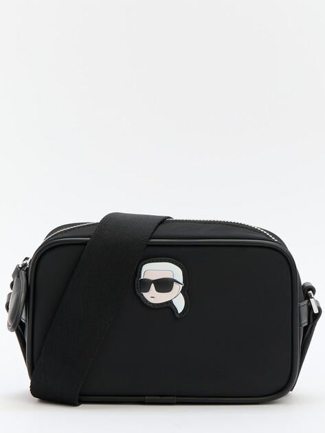 KARL LAGERFELD Ikon Nylon Camera Bag (Nylon/Faux Leather)