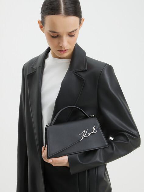 KARL LAGERFELD Сумка k/signature slim crossbody (натуральная кожа)