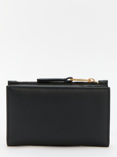 KARL LAGERFELD Портмоне k/signature slim bifold wallet (натуральная кожа/текстиль)