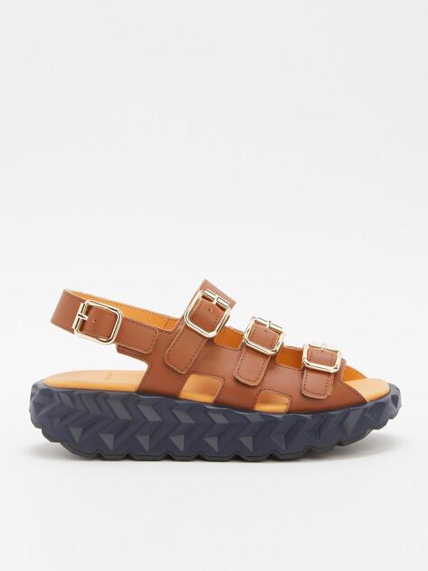 4CCCCCEES Jabara Hash Sandals (Genuine Leather)