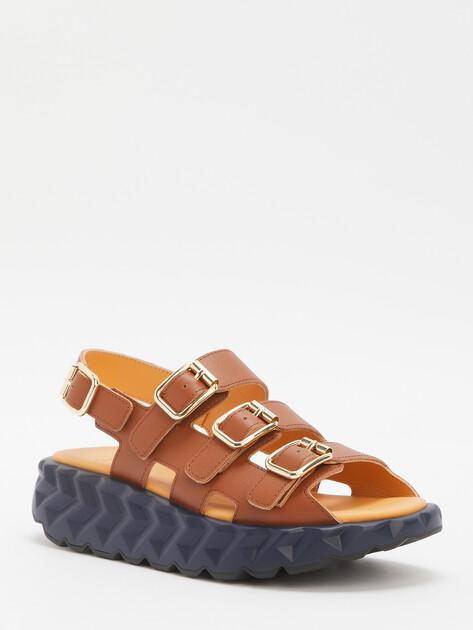 4CCCCCEES Jabara Hash Sandals (Genuine Leather)