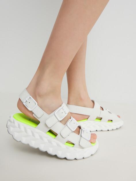 4CCCCCEES Jabara Hash Sandals (Genuine Leather)