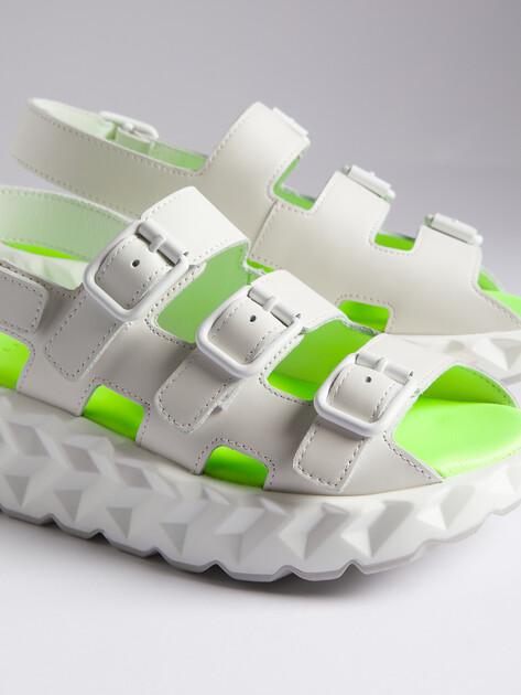 4CCCCCEES Jabara Hash Sandals (Genuine Leather)